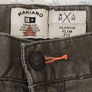 Fourstar Clothing Mariano Men's Green Grey Slim Fit Jeans